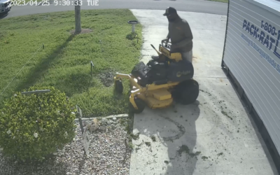 Cape Coral landscaper caught mowing over burrow