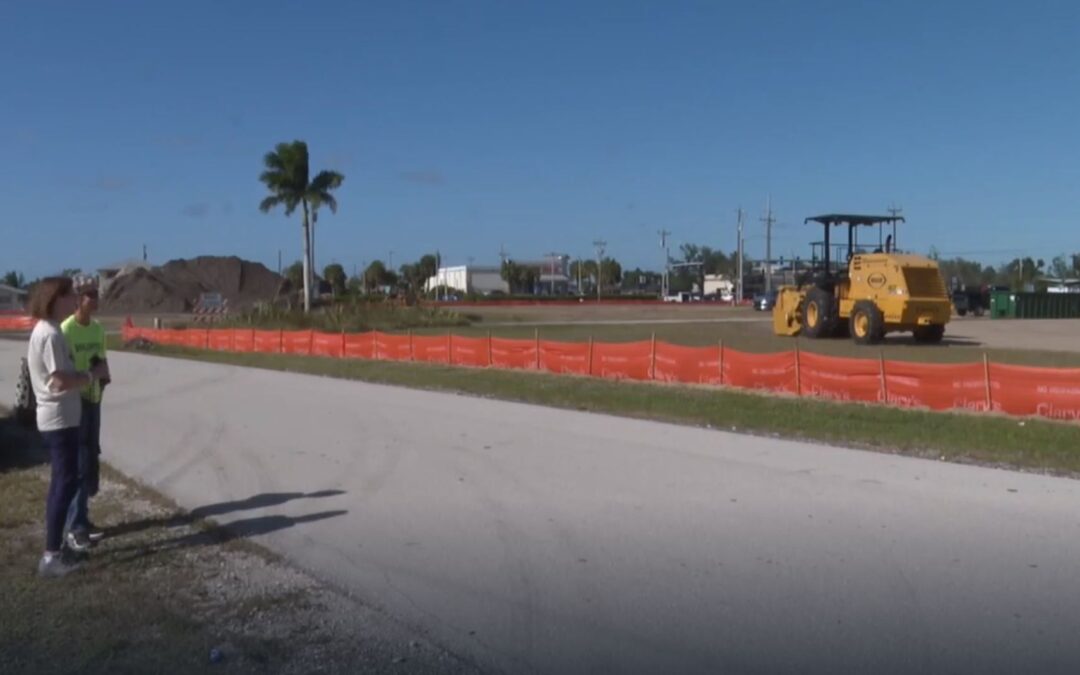 See what Cape Coral builders discovered underground that paused part of a construction project