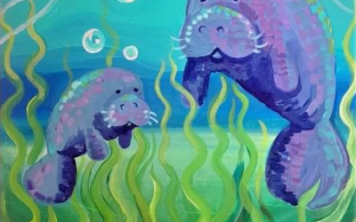 Cape Coral Paint for a Cause – Manatees