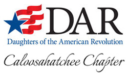 The Caloosahatchee Chapter National Society Daughters of the American Revolution Logo