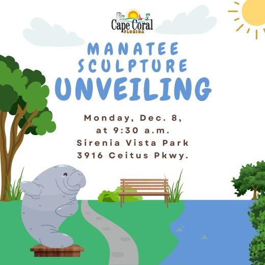 CCFW_flier_manatee_sculpture_unveiling