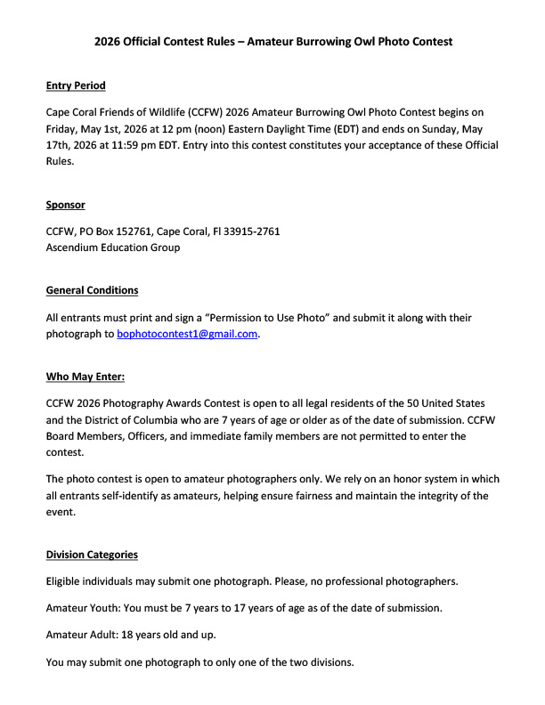26-Burrowing-Owl-Photo-Contest-Official-Rules